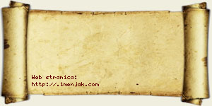 Jana Vesković vizit kartica